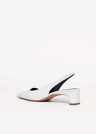 swatch_White Leather l'idea slingback pump