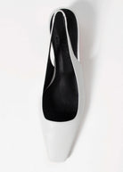 swatch_White Leather l'idea slingback pump