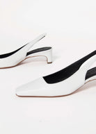 swatch_White Leather l'idea slingback pump