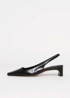 swatch_Black Leather l'idea slingback pump