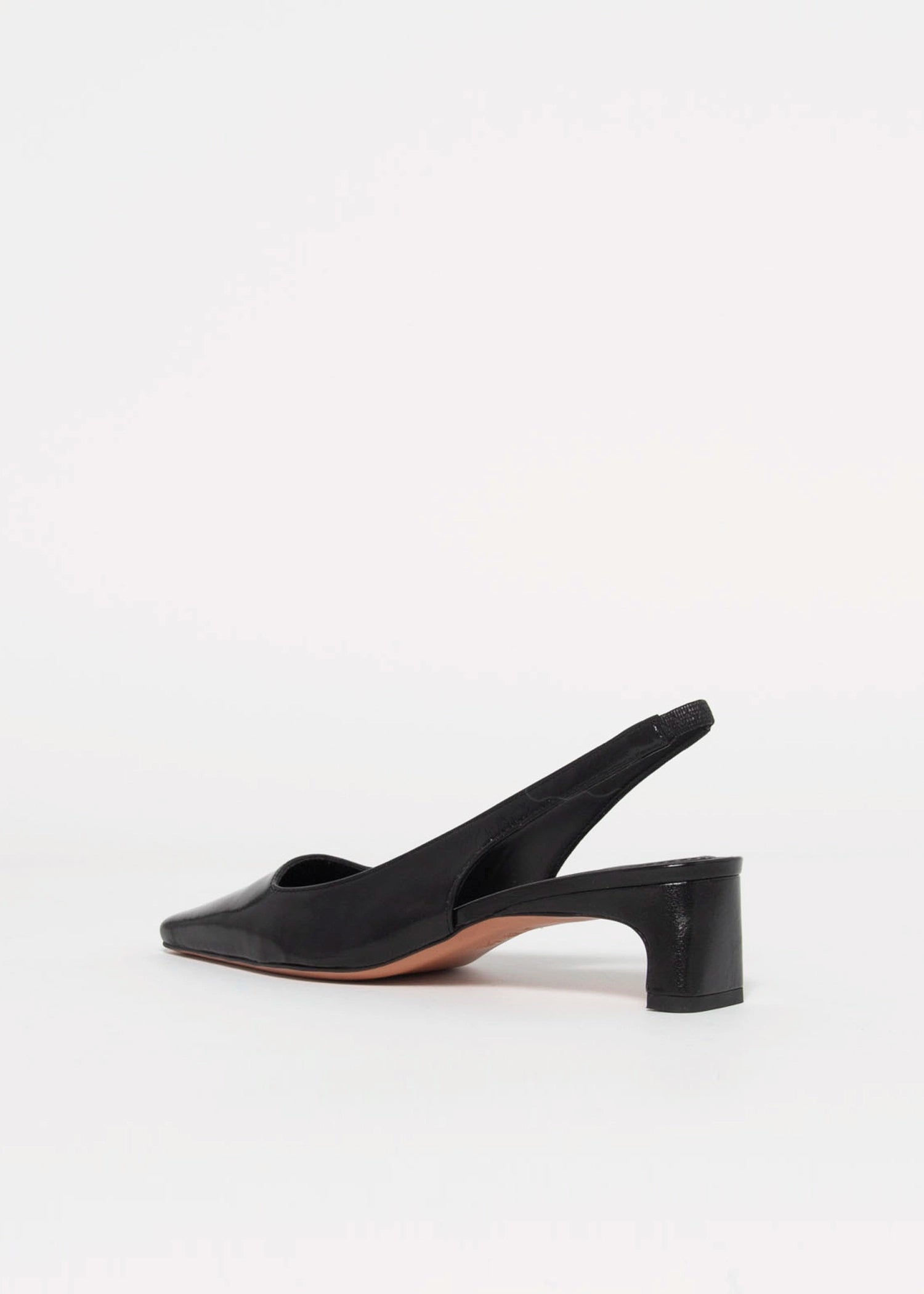 swatch_Black Leather l'idea slingback pump