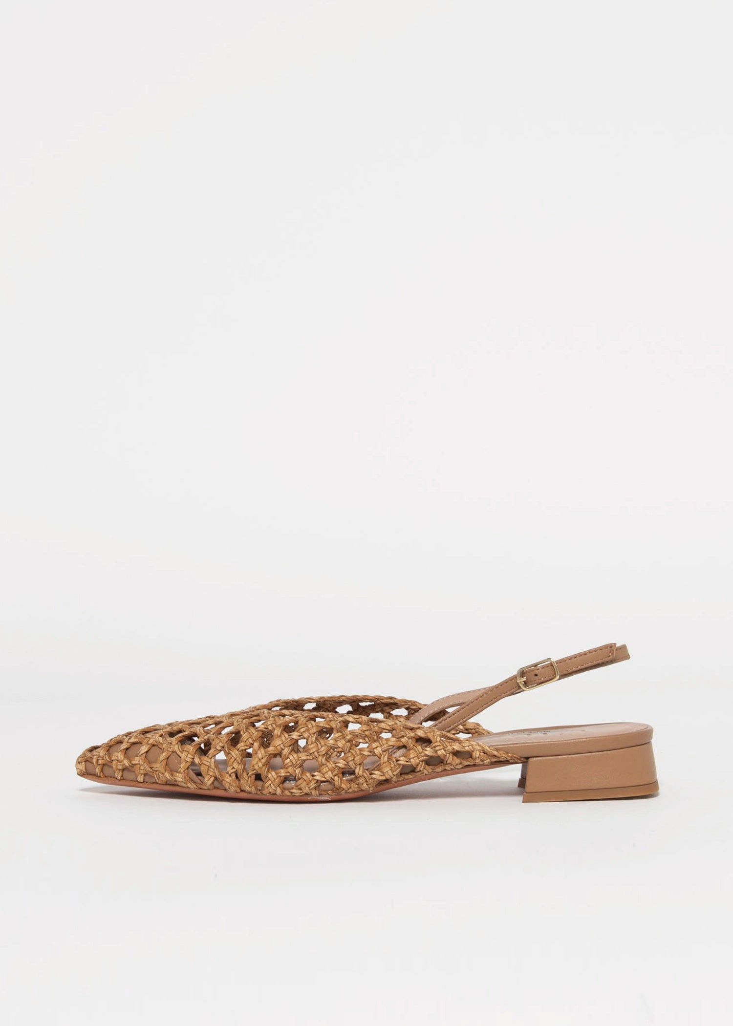 swatch_natural leather lussy woven slingback flat shoes