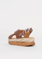 swatch_Brown Leather 4ccccees mellow mana platform sandal