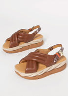 swatch_Brown Leather 4ccccees mellow mana platform sandal