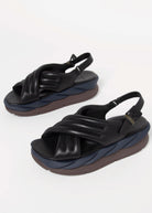 swatch_Black Leather 4ccccees mellow mana platform sandal