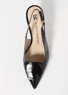 swatch_Black Leather fabio rusconi slingback pump
