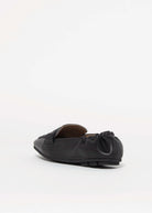 swatch_Black Leather driving moccasin loafers shoes