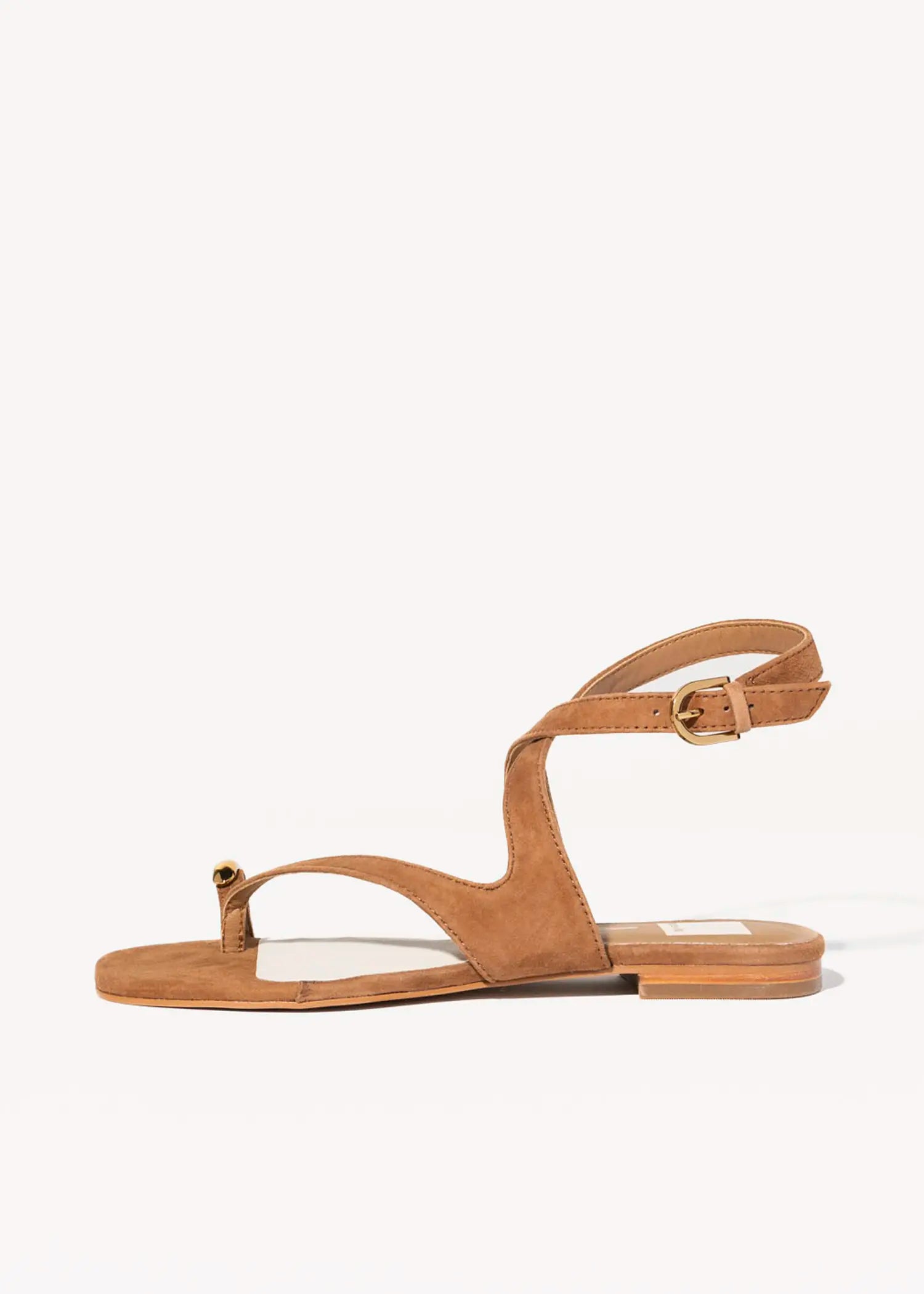 swatch_brown earla sandal flat sandals