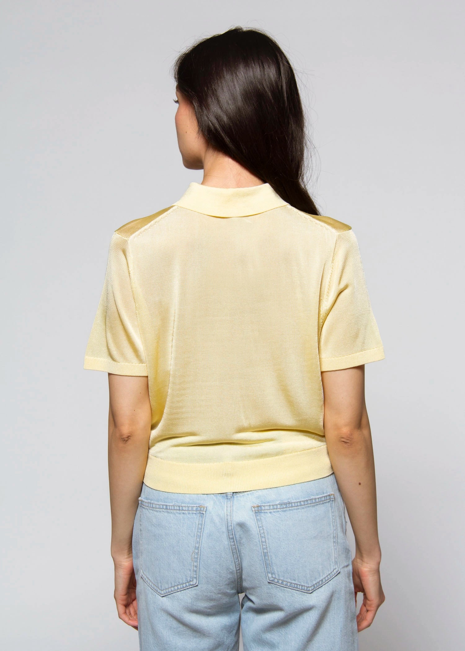 swatch_Pale Yellow pistola lucca short sleeve polo