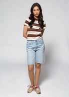 swatch_Chocolate Stripe daze denim zuma t-shirt