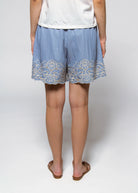 swatch_Denim Blue embroidered shorts