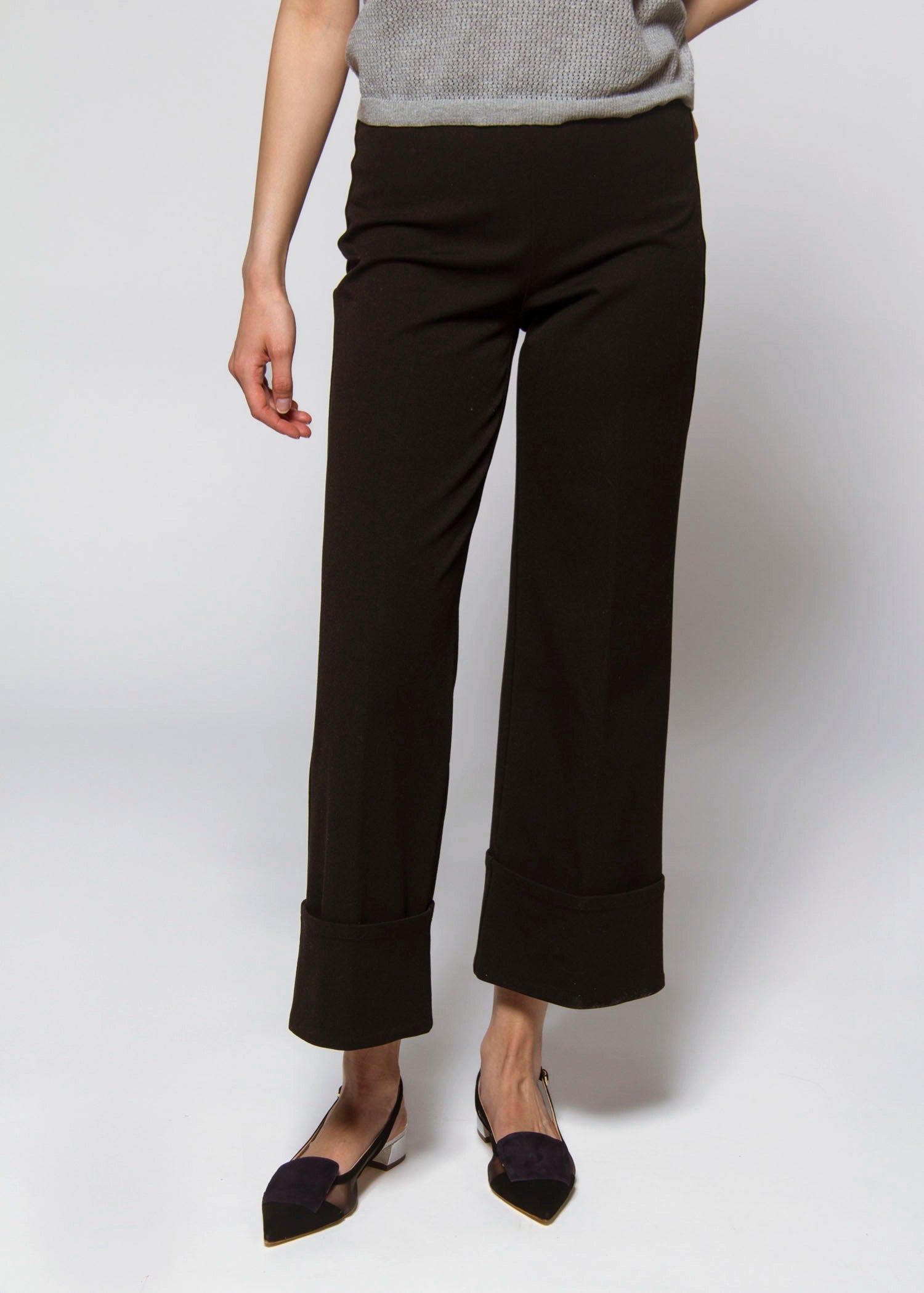 swatch_Black fifteen twenty regina cuffed pant