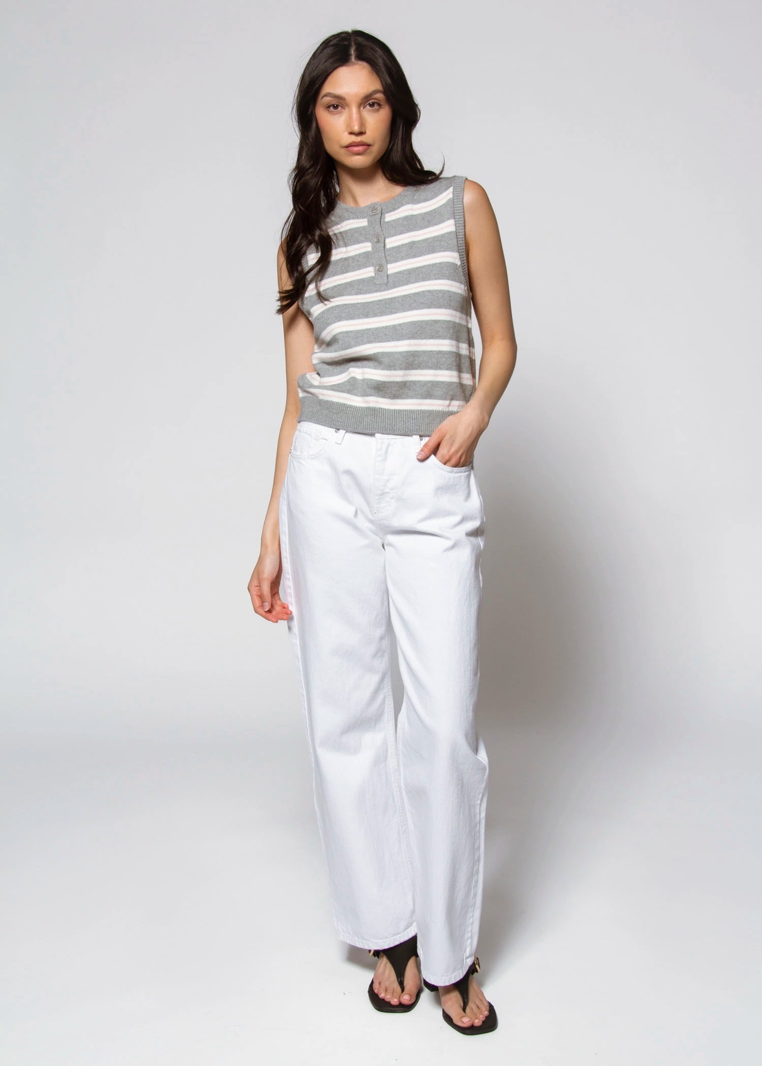 swatch_Grey combo stitches and stripes jenna knit vest
