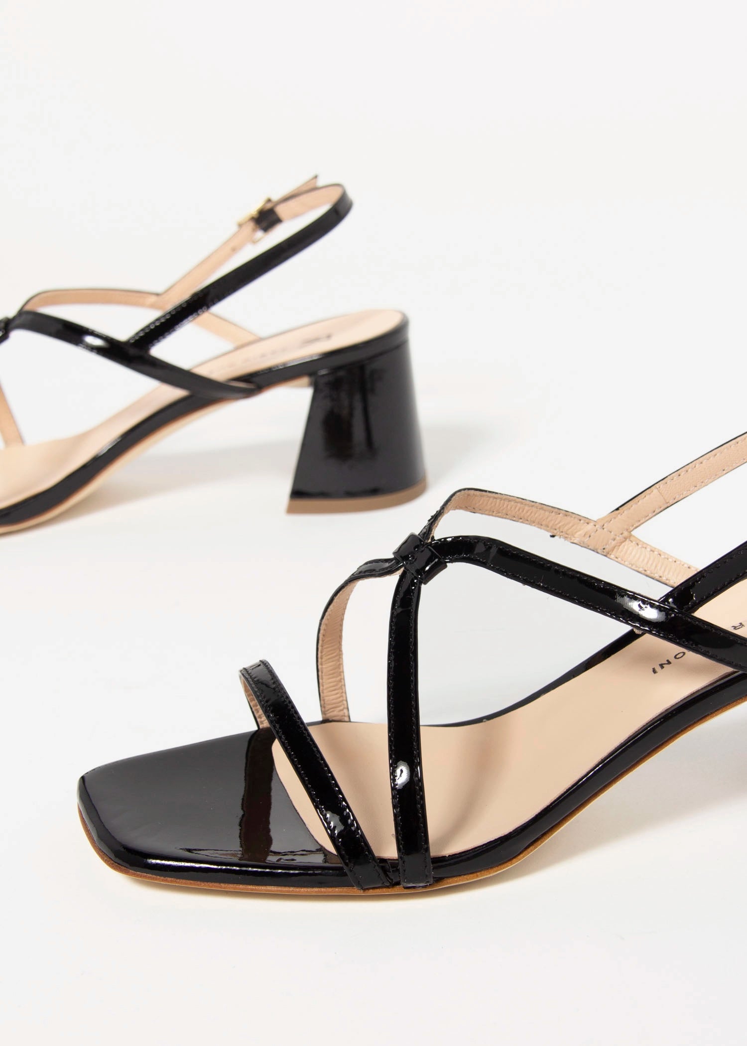 swatch_Black Patent fabio rusconi block heel dress sandal