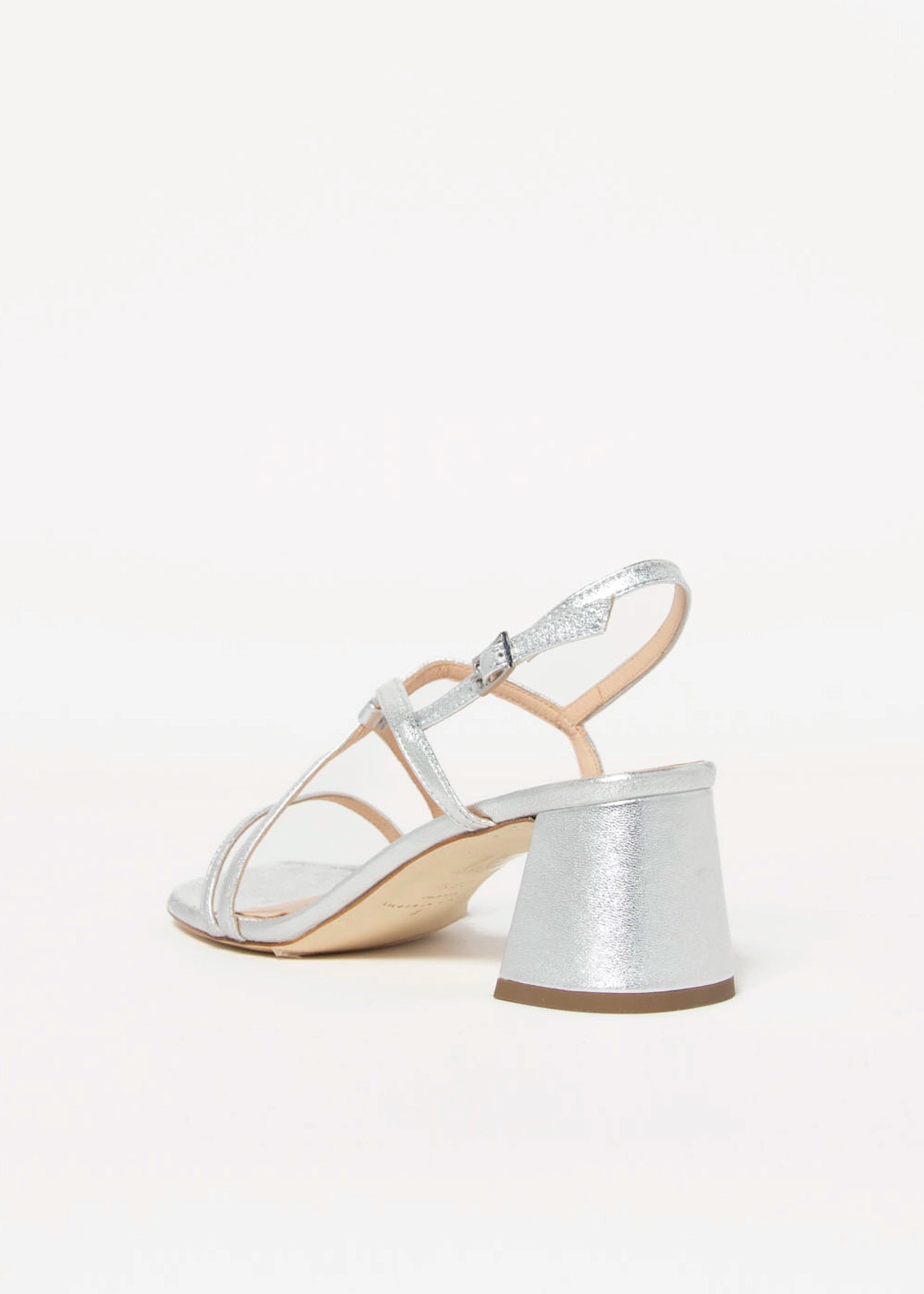 swatch_Silver Leather fabio rusconi block heel dress sandal