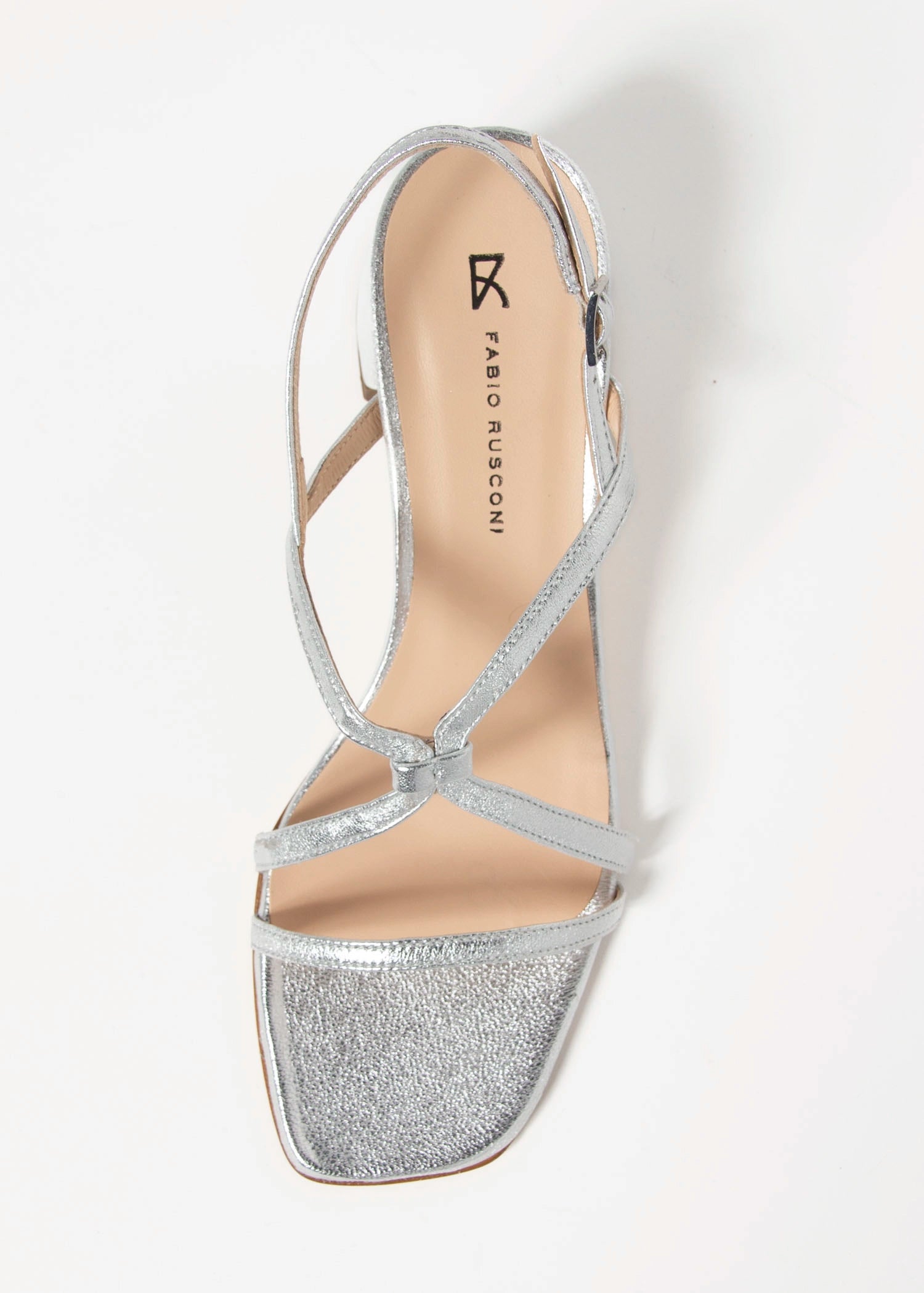 swatch_Silver Leather fabio rusconi block heel dress sandal