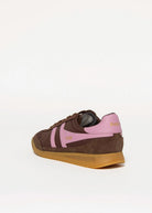 swatch_Dark Brown/Candy tornado sneaker shoes gola