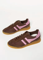 swatch_Dark Brown/Candy tornado sneaker shoes gola