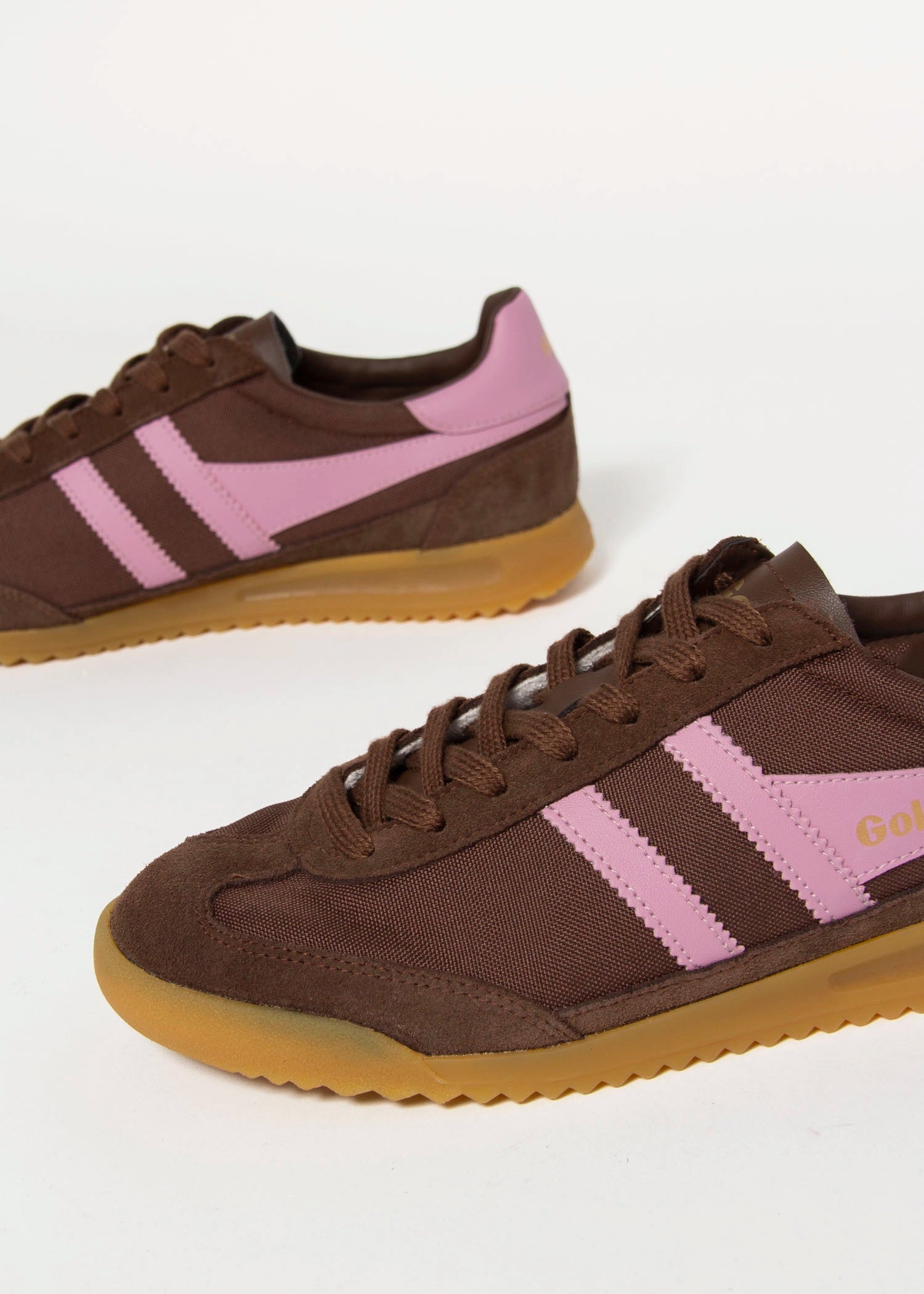 swatch_Dark Brown/Candy tornado sneaker shoes gola