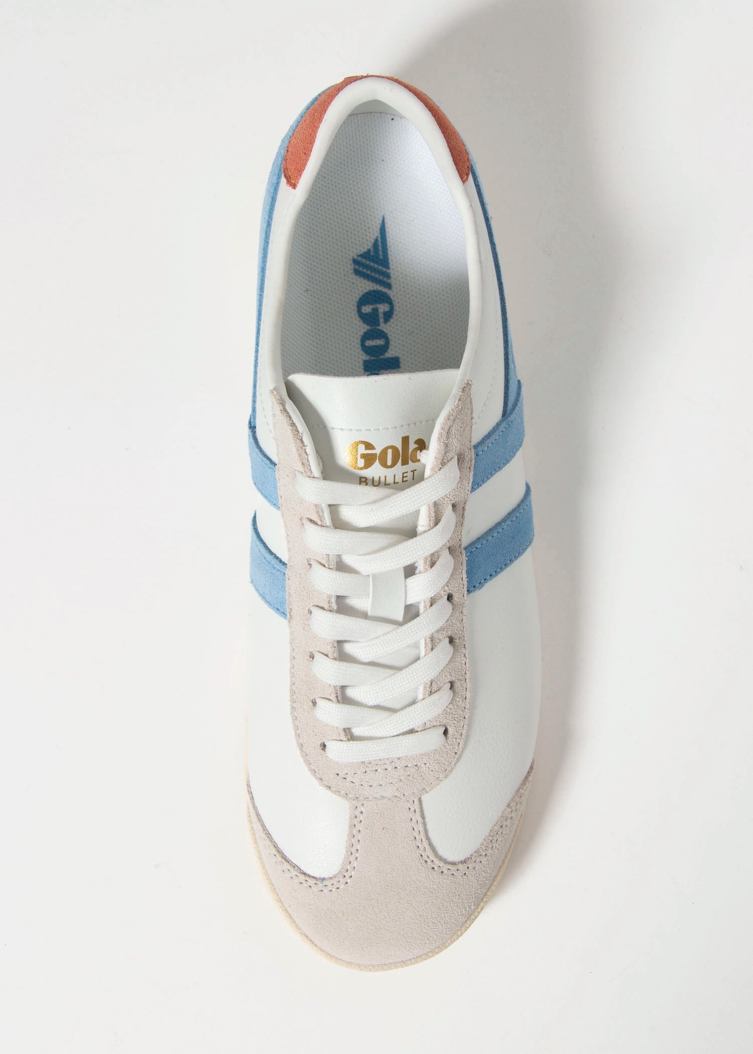 swatch_White/Lake gola bullet pure sneakers