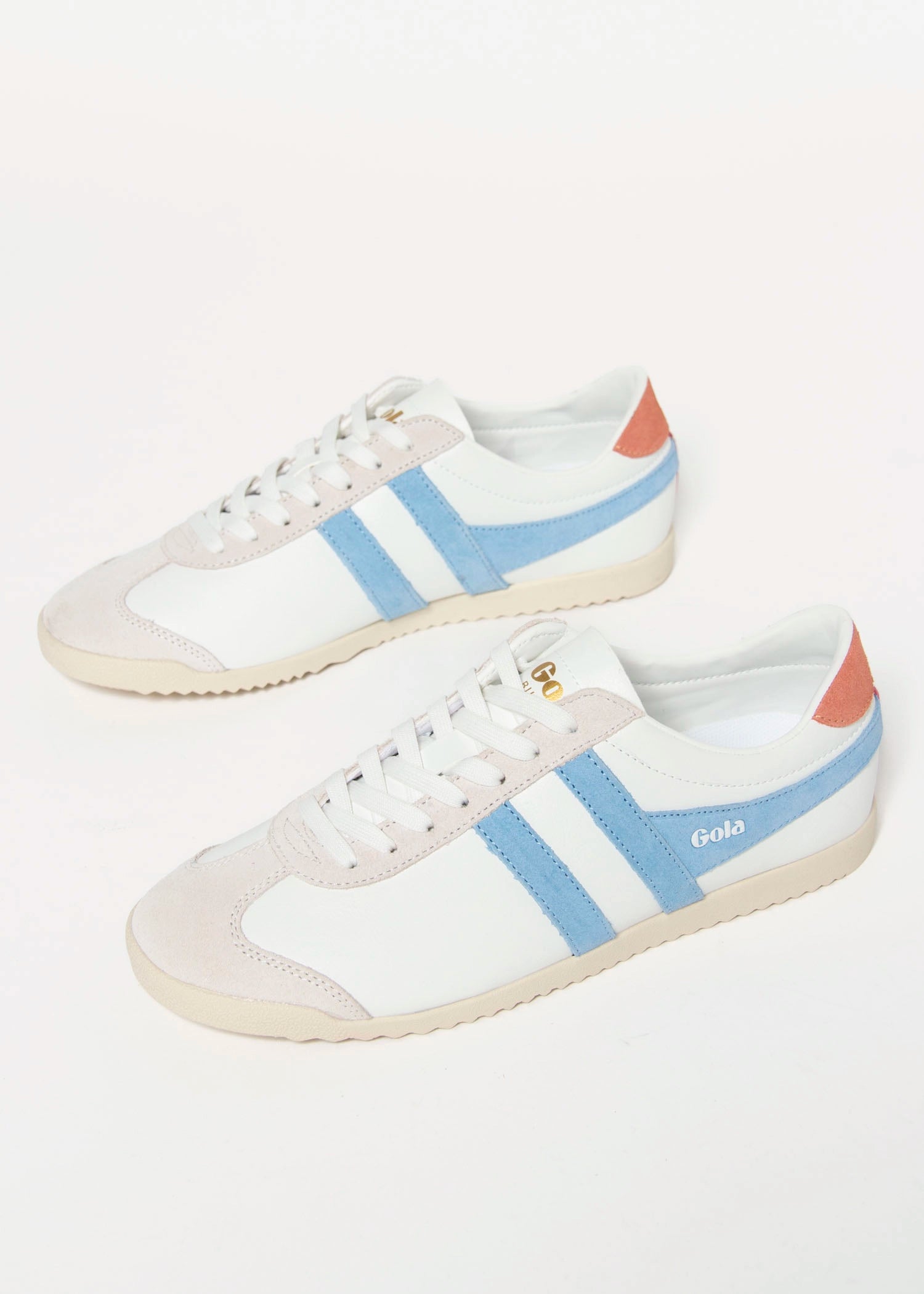 swatch_White/Lake gola bullet pure sneakers