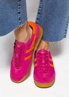 swatch_Fuchsia/Clementine tornado sneaker shoes gola