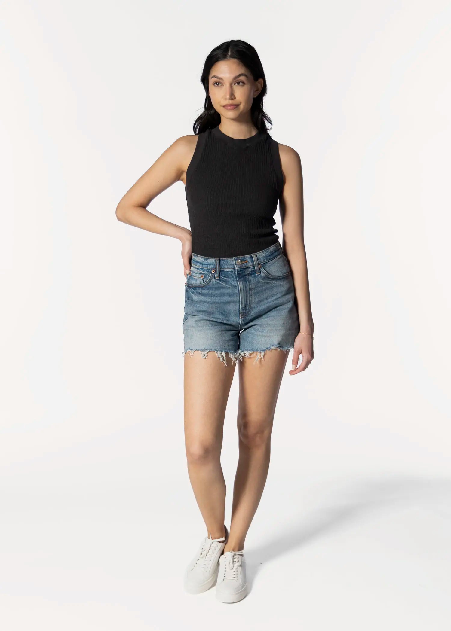 swatch_black player racerback tank apparel