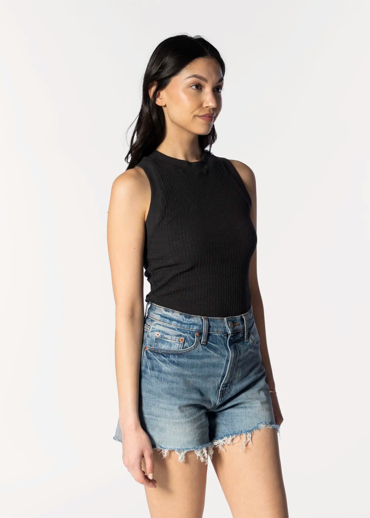 swatch_black player racerback tank apparel