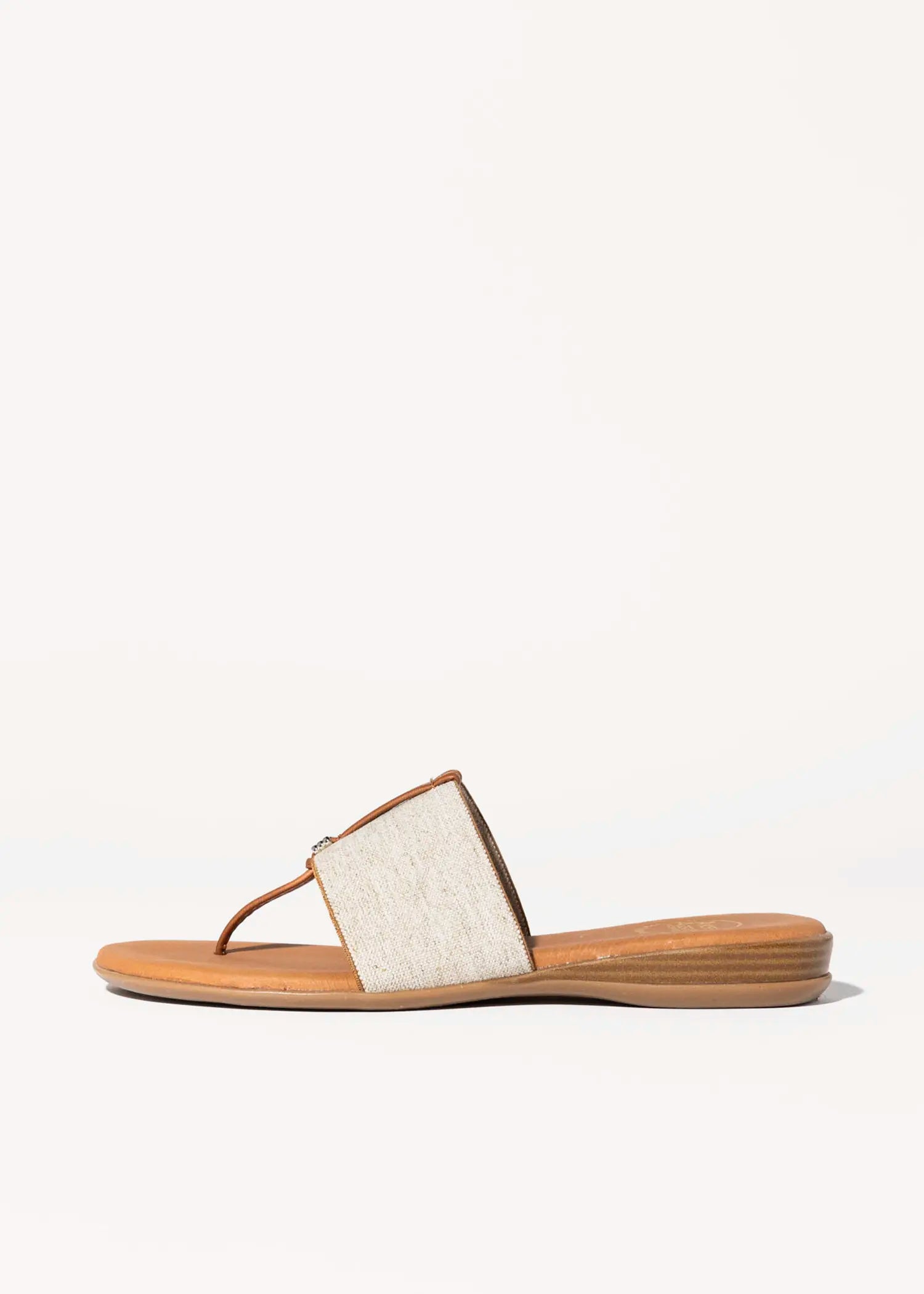 swatch_beige nice slide sandal flat sandals