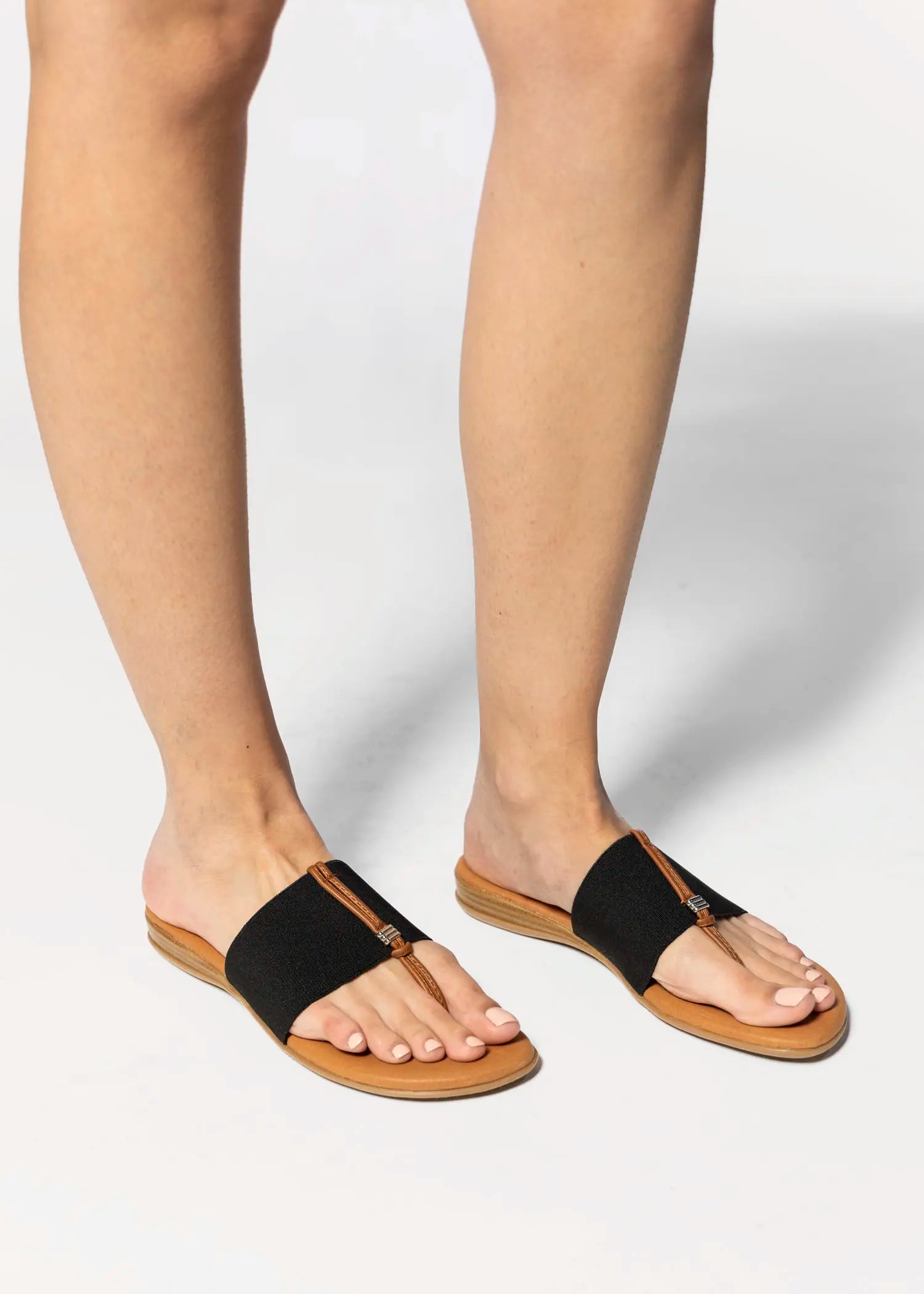 swatch_black nice slide sandal flat sandals