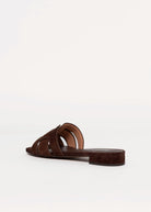 swatch_Dark Brown Suede bibi lou holly flat sandal