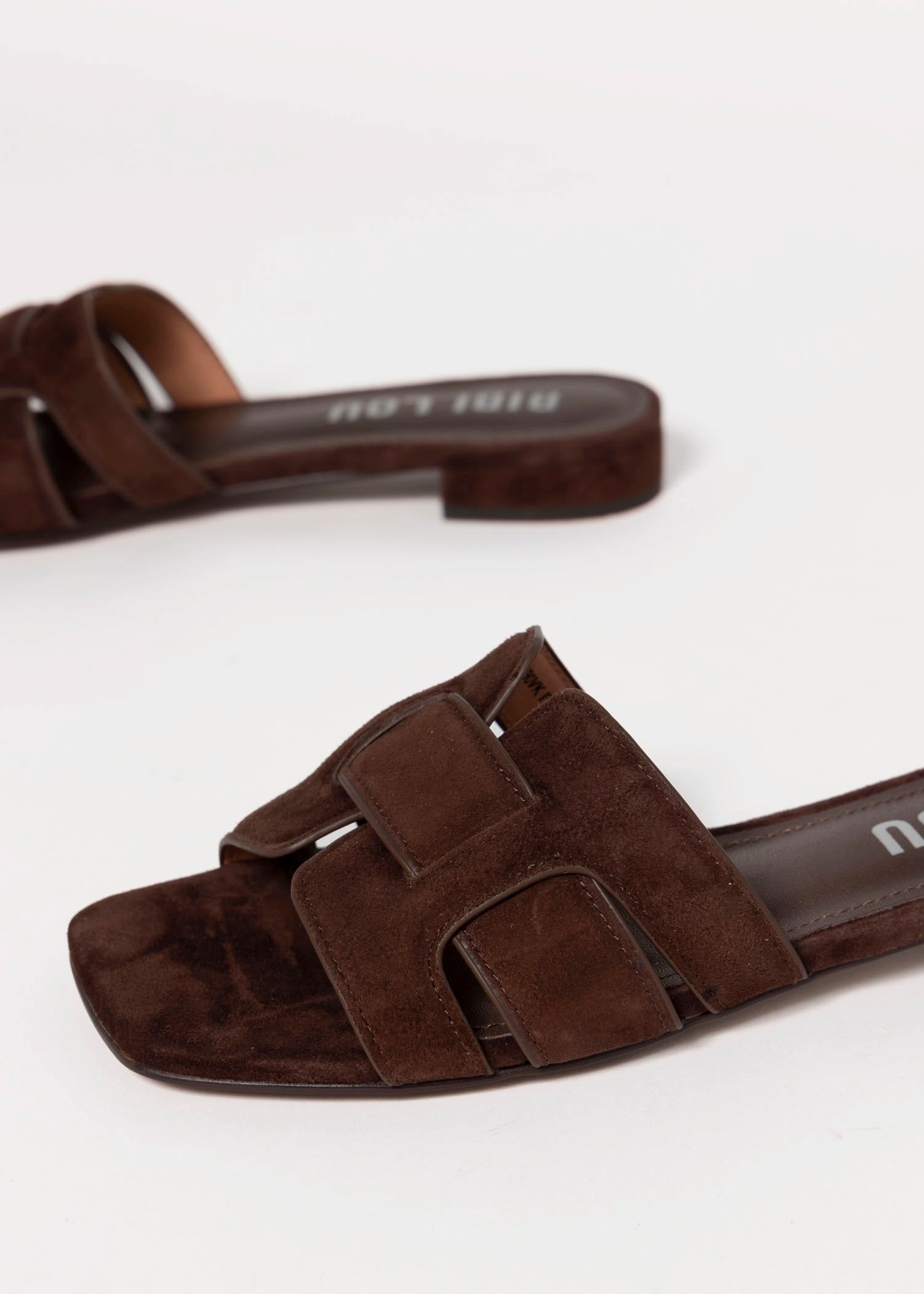 swatch_Dark Brown Suede bibi lou holly flat sandal