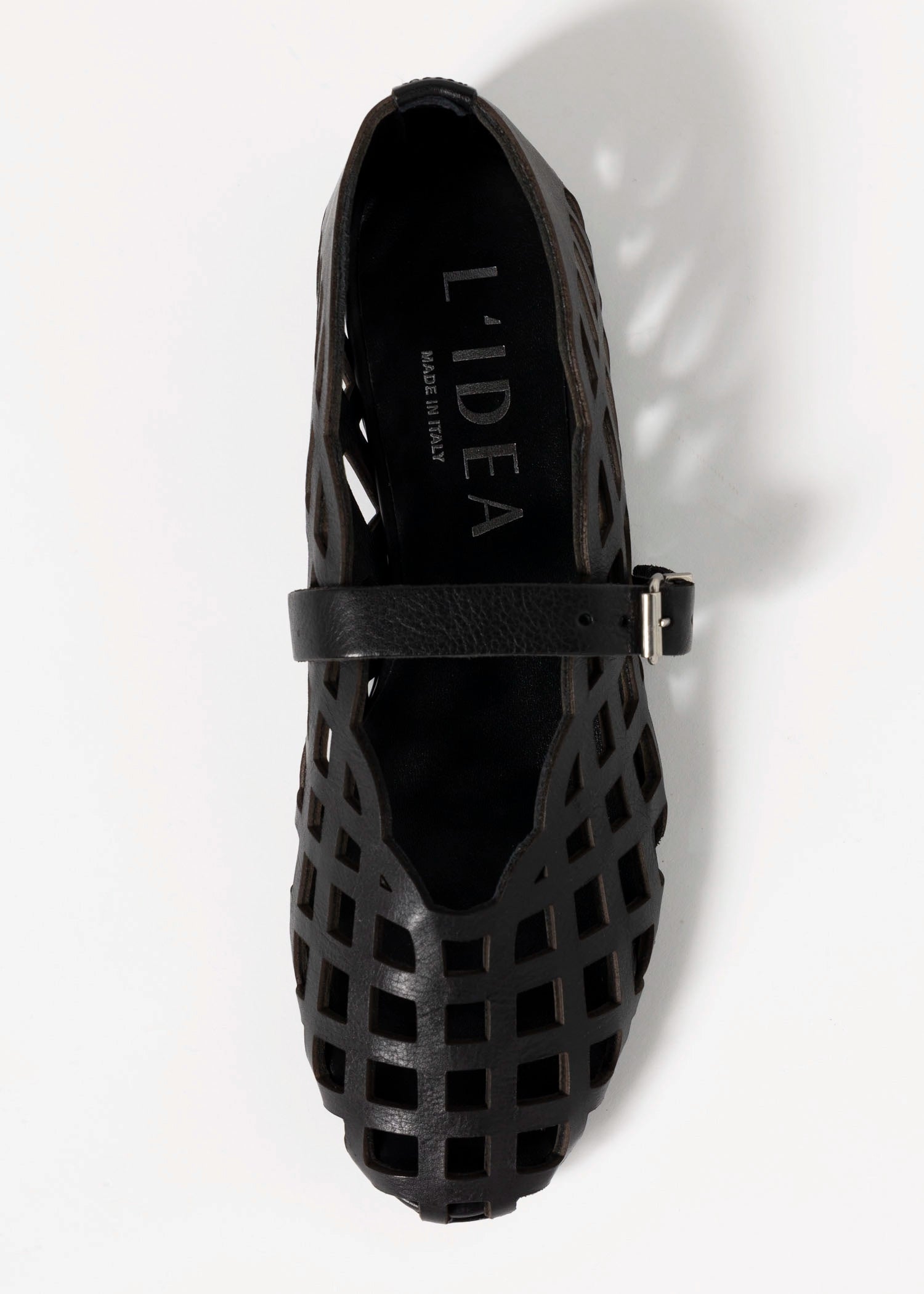 swatch_Black Leather l'idea cutout leather mary jane