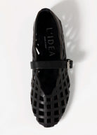 swatch_Black Leather l'idea cutout leather mary jane