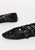 swatch_Black Leather l'idea cutout leather mary jane
