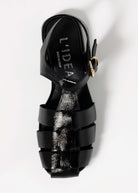 swatch_Black Patent l'idea flat fisherman sandal