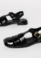 swatch_Black Patent l'idea flat fisherman sandal