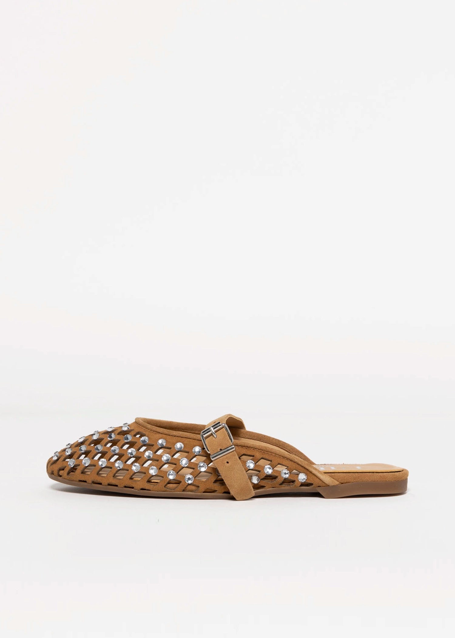 swatch_Camel Suede l'idea cutout mary jane mule