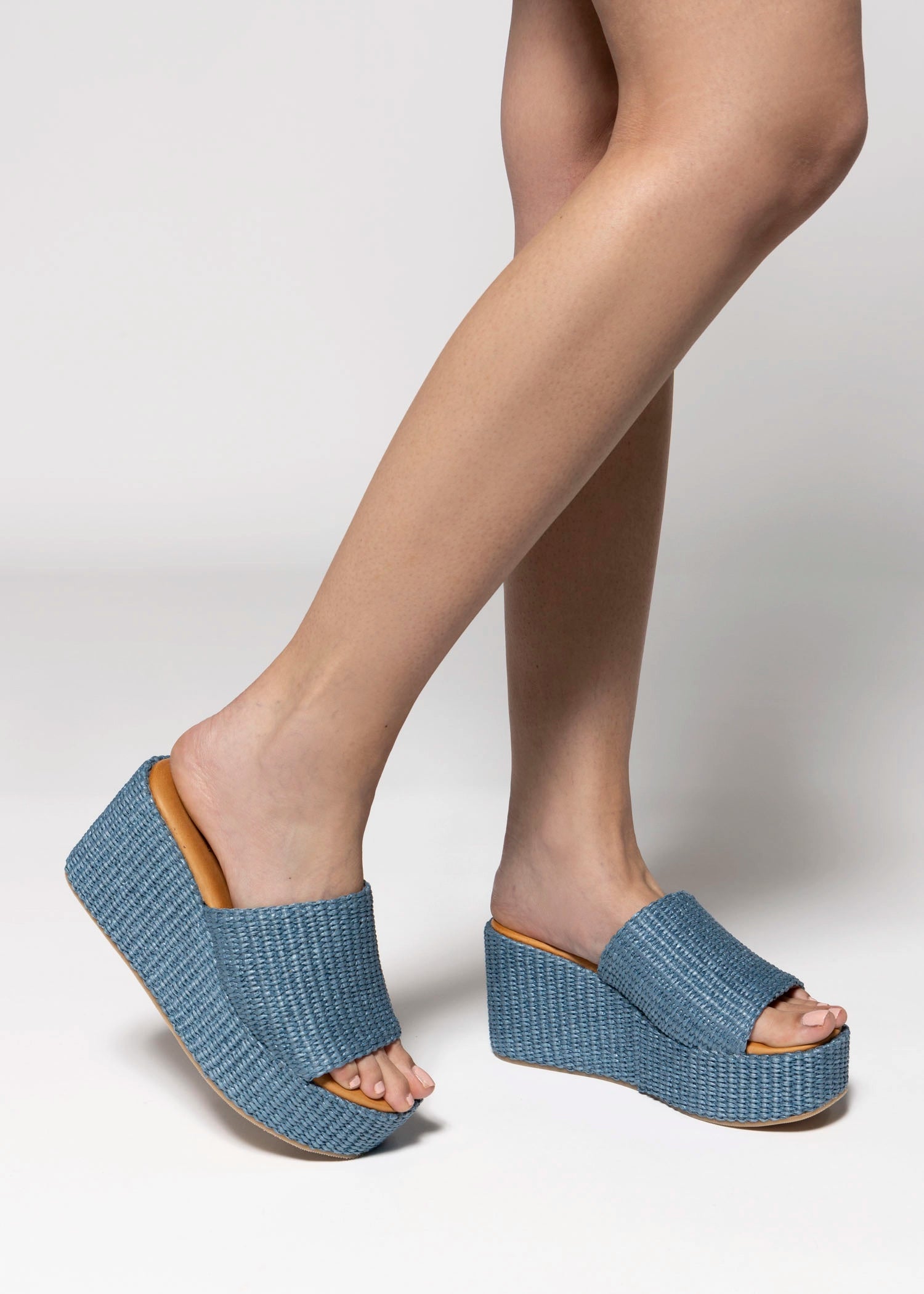 swatch_Light Blue l'idea raffia platform wedge sandals