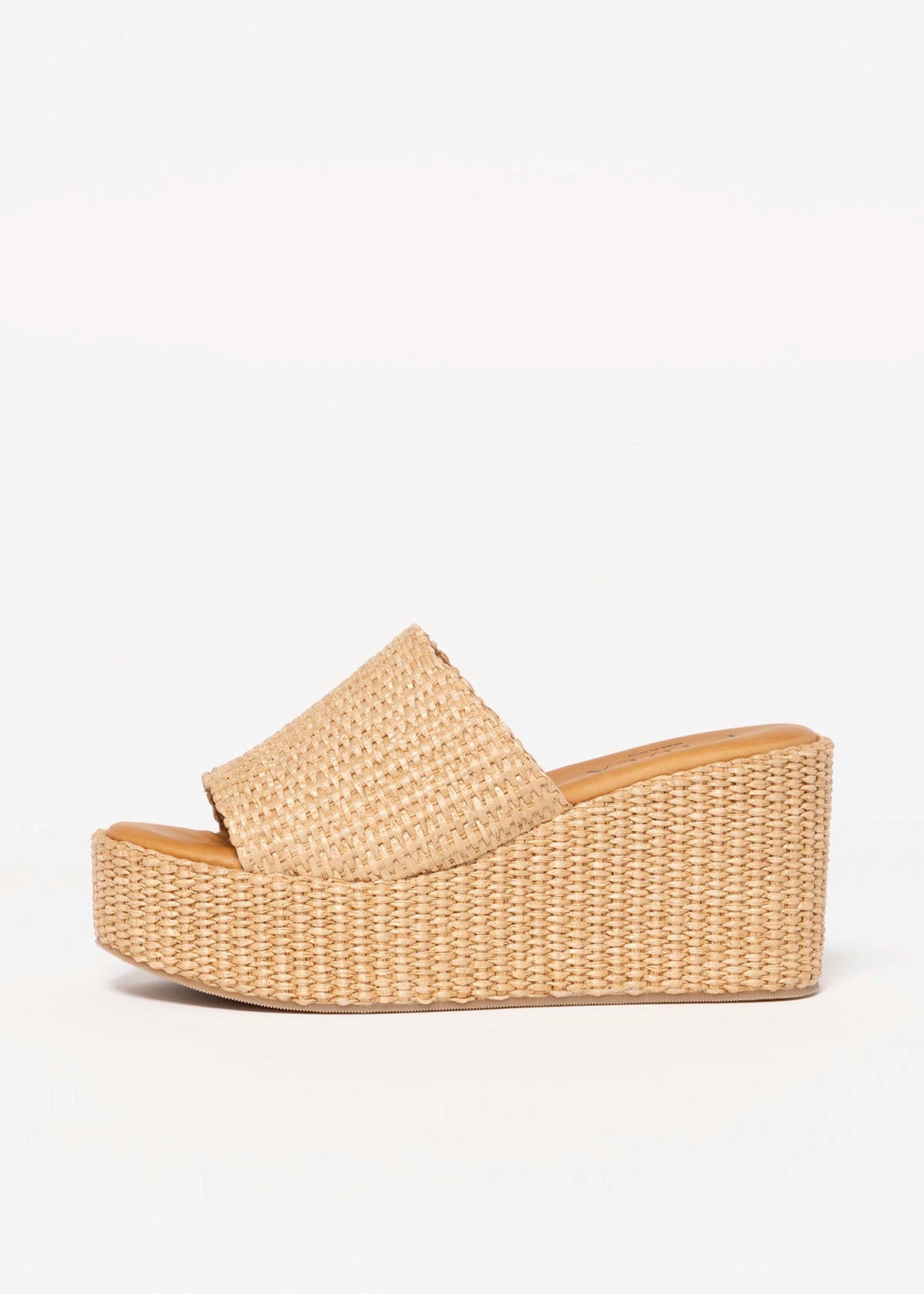swatch_Natural l'idea raffia platform wedge sandals