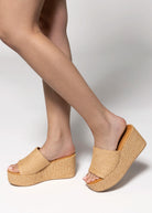 swatch_Natural l'idea raffia platform wedge sandals