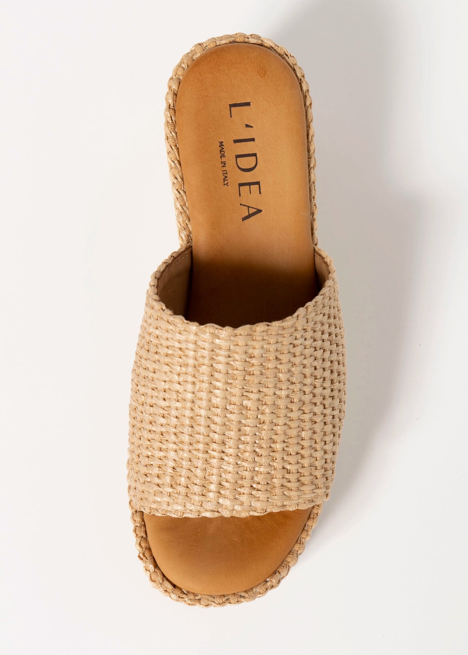 swatch_Natural l'idea raffia platform wedge sandals