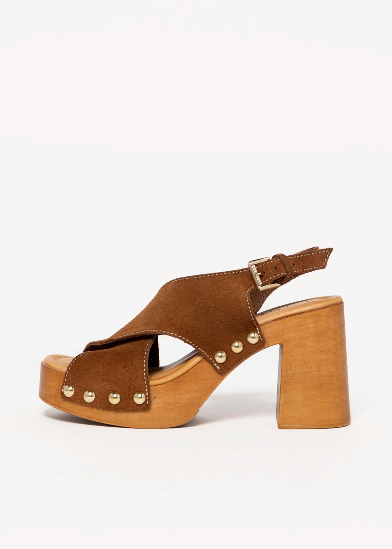 swatch_Tan Suede l'idea slingback clog sandal