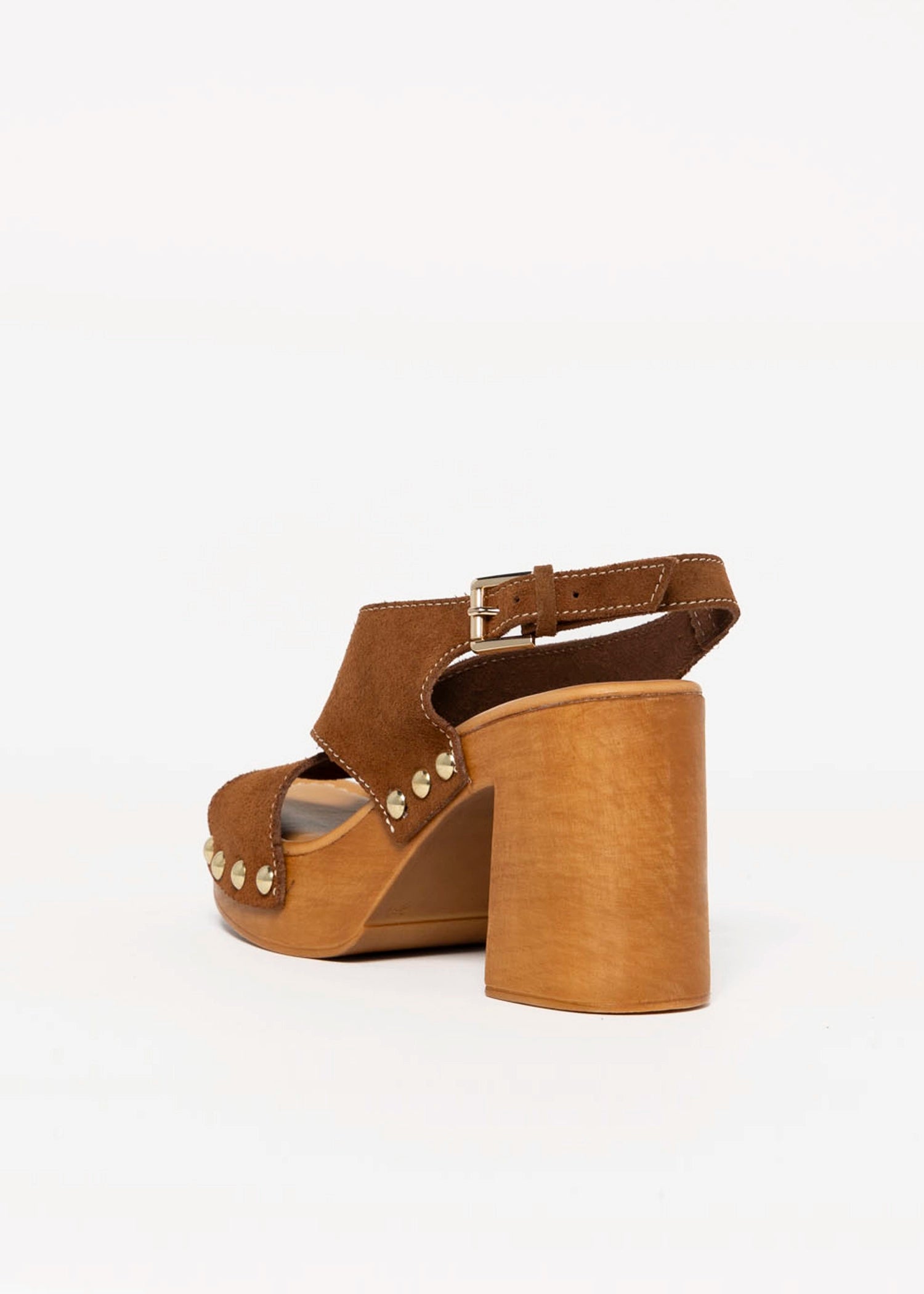 swatch_Tan Suede l'idea slingback clog sandal