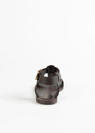 swatch_dark brown brazinn leather sandal flat sandals