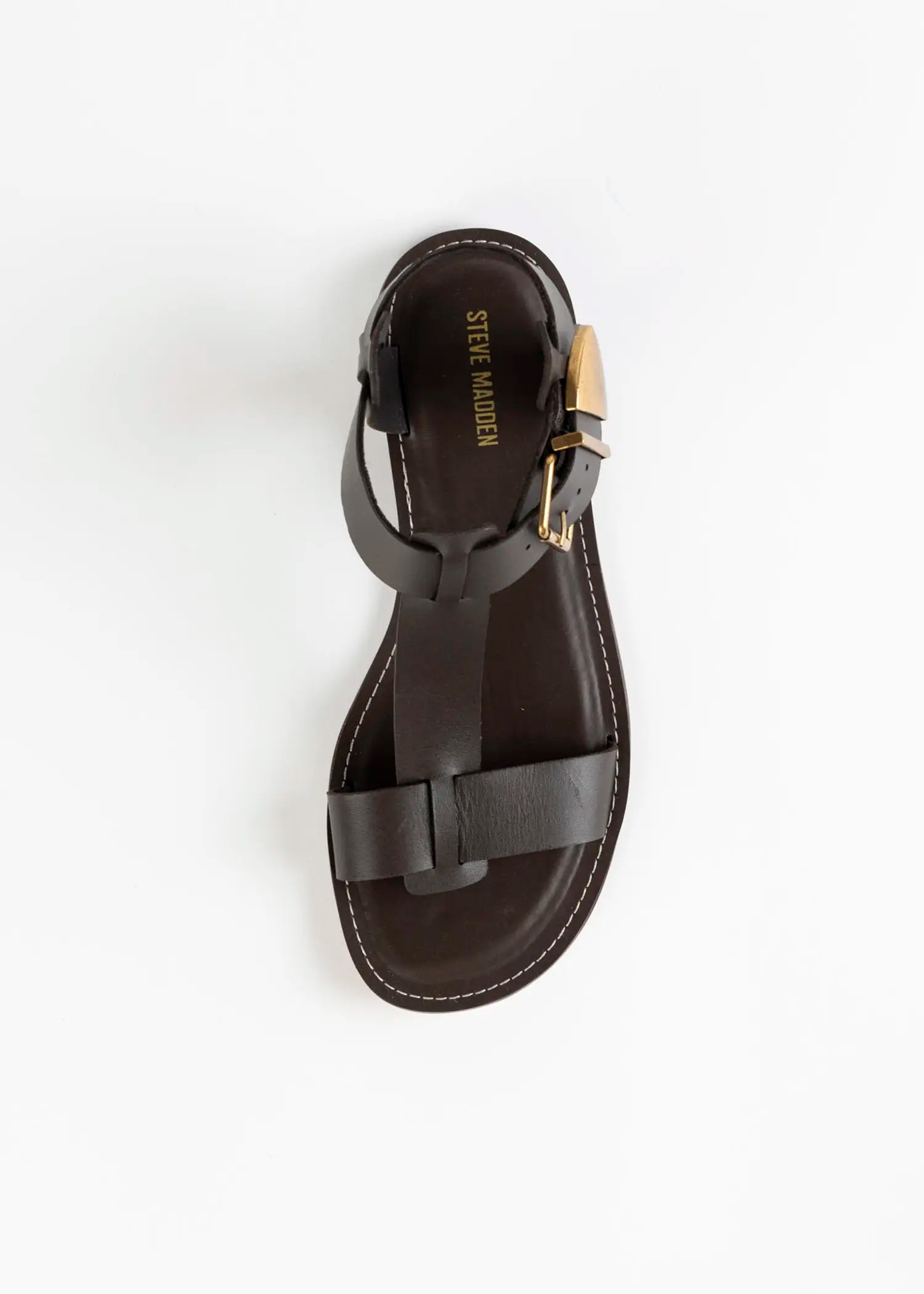 swatch_dark brown brazinn leather sandal flat sandals