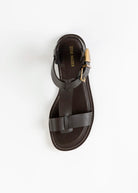 swatch_dark brown brazinn leather sandal flat sandals
