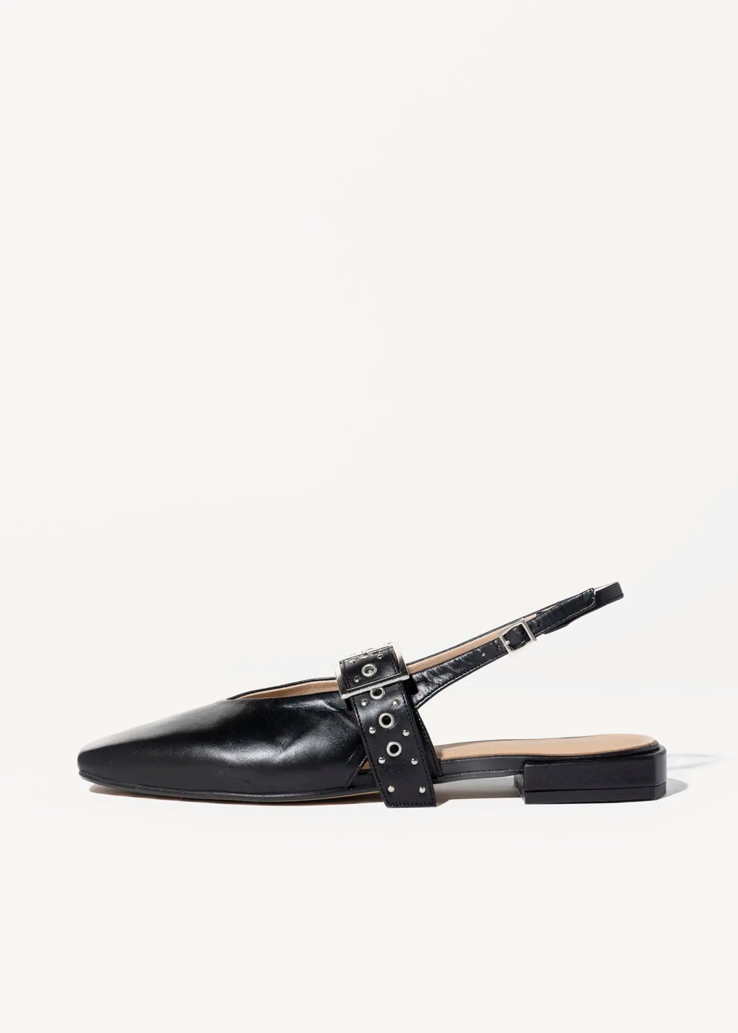 swatch_black leather pearl slingback maryjane ballet flats