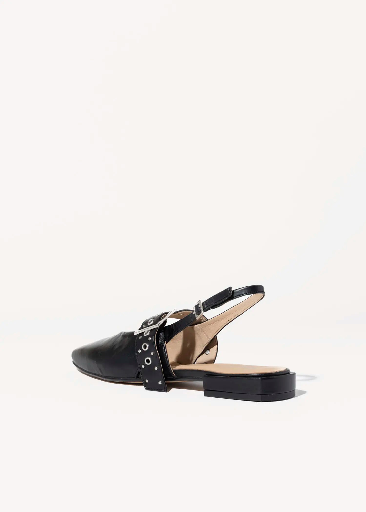 swatch_black leather pearl slingback maryjane ballet flats