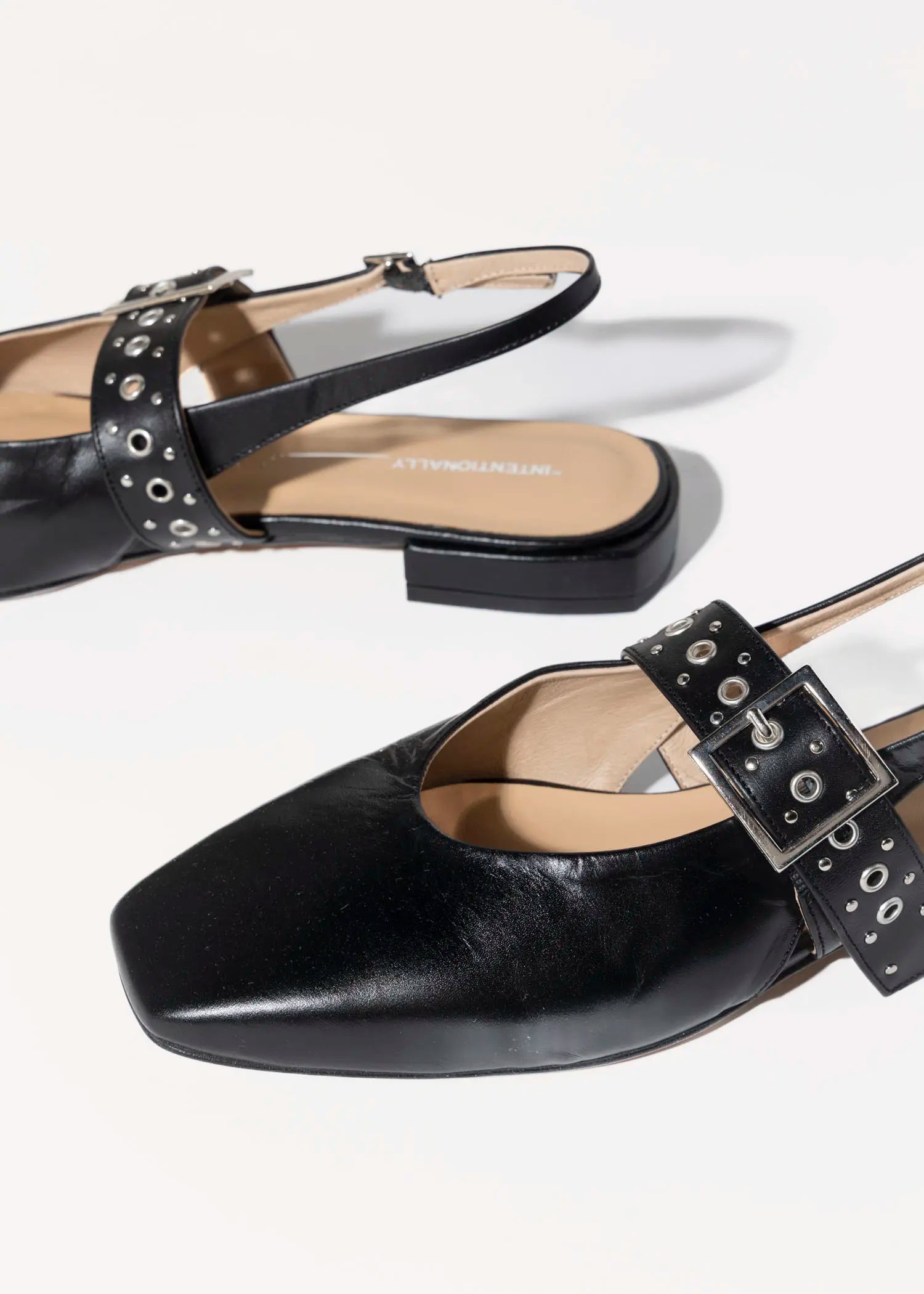 swatch_black leather pearl slingback maryjane ballet flats